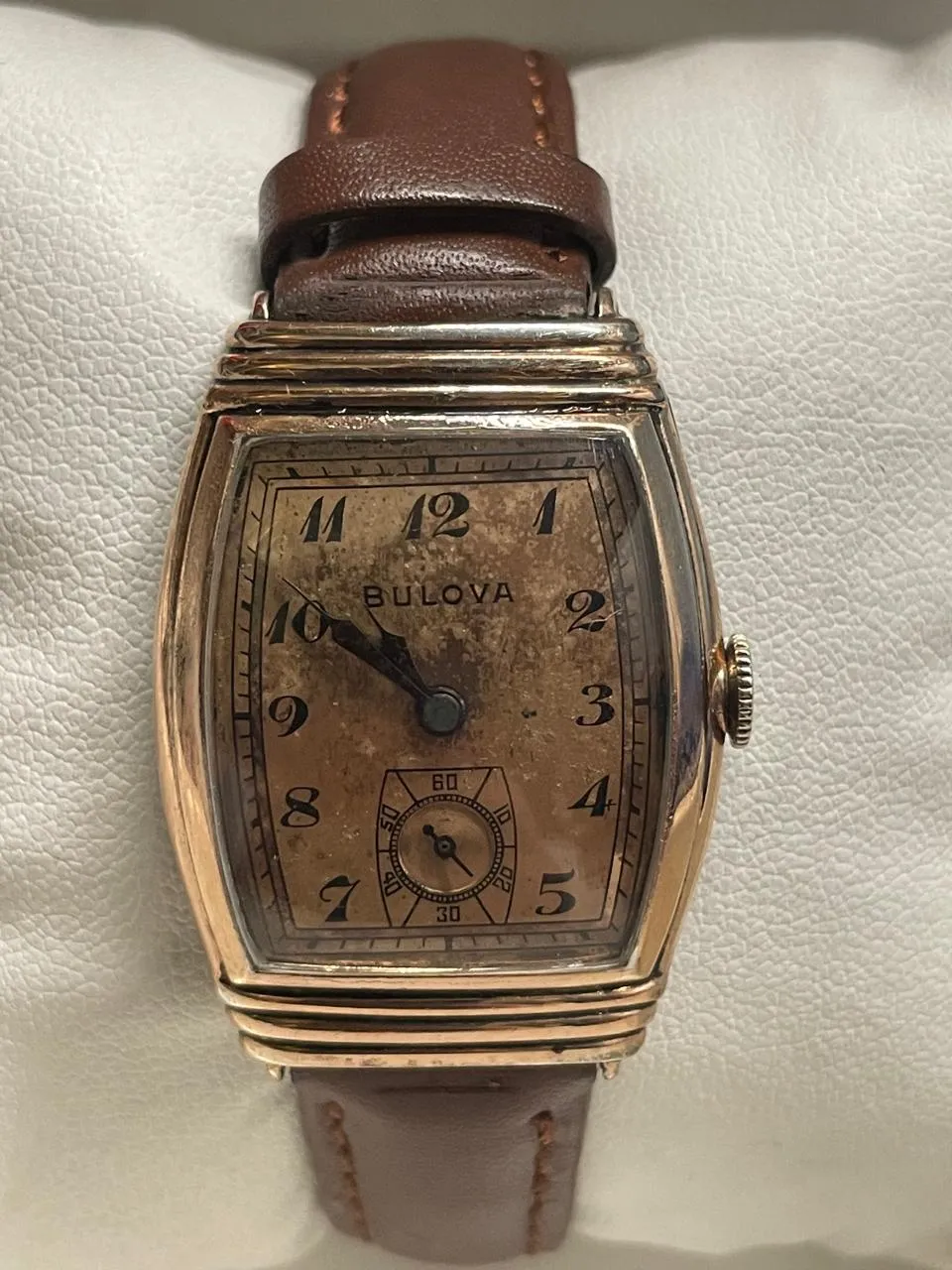 Bulova Vintage 1930s Curvex Rose Gold Watch, Mechanical, Unisex- $6K APR w/ COA!