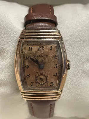Bulova Vintage 1930s Curvex Rose Gold Watch, Mechanical, Unisex- $6K APR w/ COA!