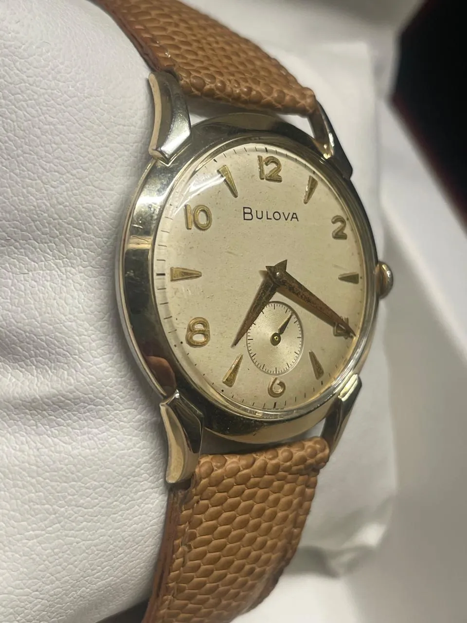 Bulova Vintage 1940s 10K Gold Filled Watch, Unique Design- $8K APR w/ COA!