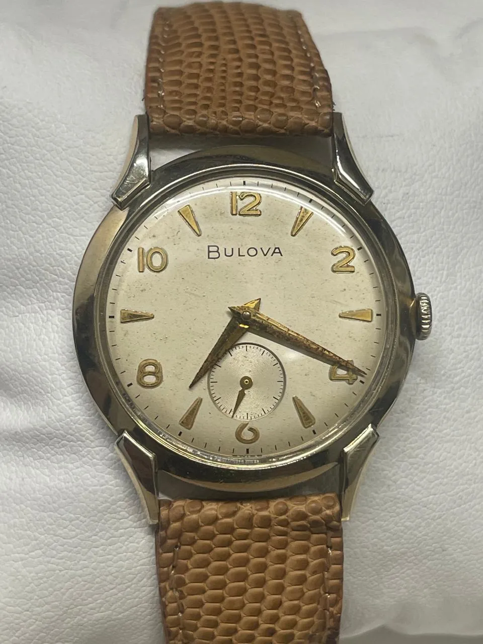 Bulova Vintage 1940s 10K Gold Filled Watch, Unique Design- $8K APR w/ COA!