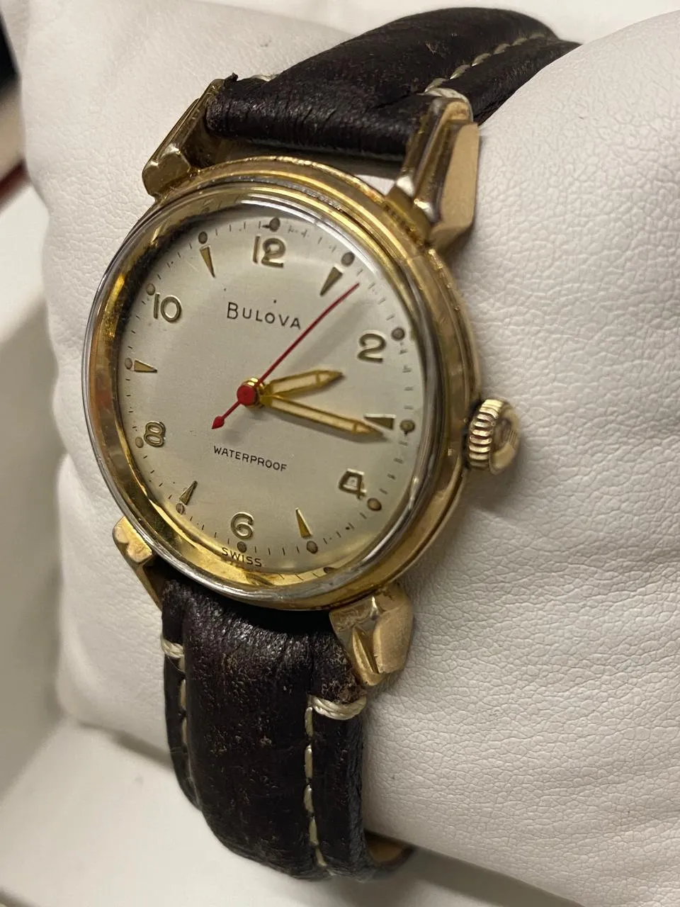 BULOVA Vintage 1940's 10K RGP Wristwatch Unique Military Design - $5K APR w/COA!