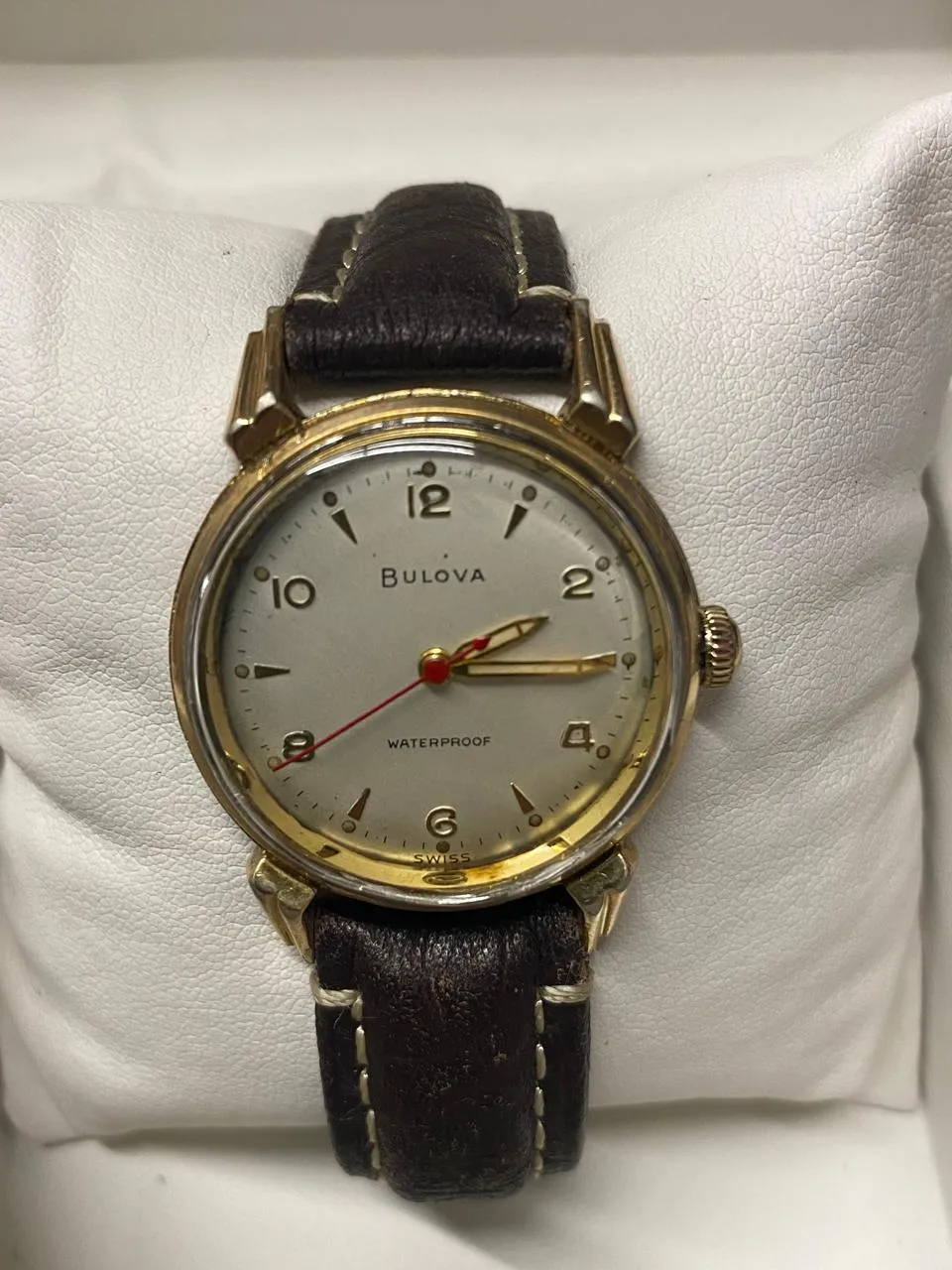 BULOVA Vintage 1940's 10K RGP Wristwatch Unique Military Design - $5K APR w/COA!