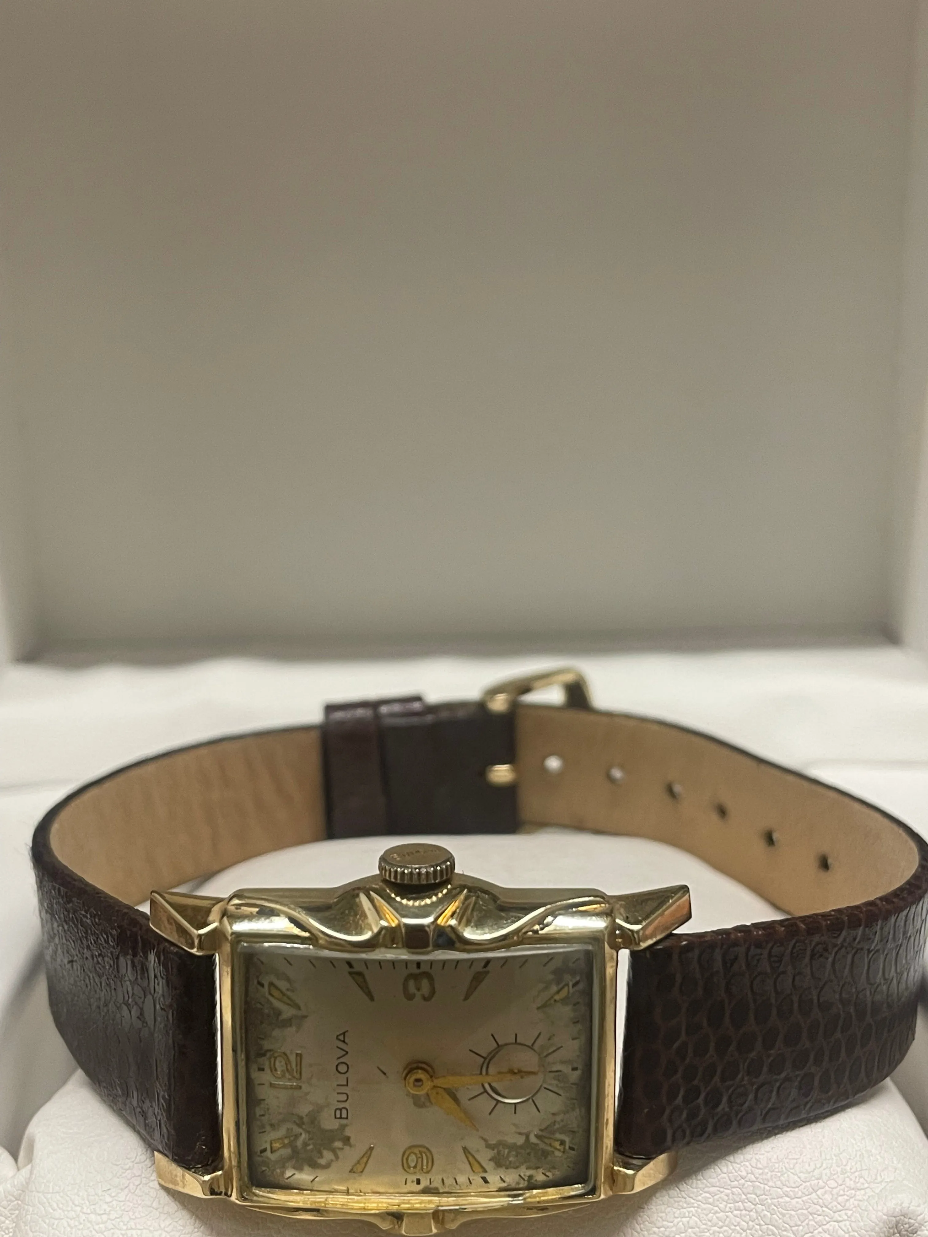 Bulova Vintage 1940s, 14K Yellow Gold, Unique Men’s Watch - $8K APR w/ COA!