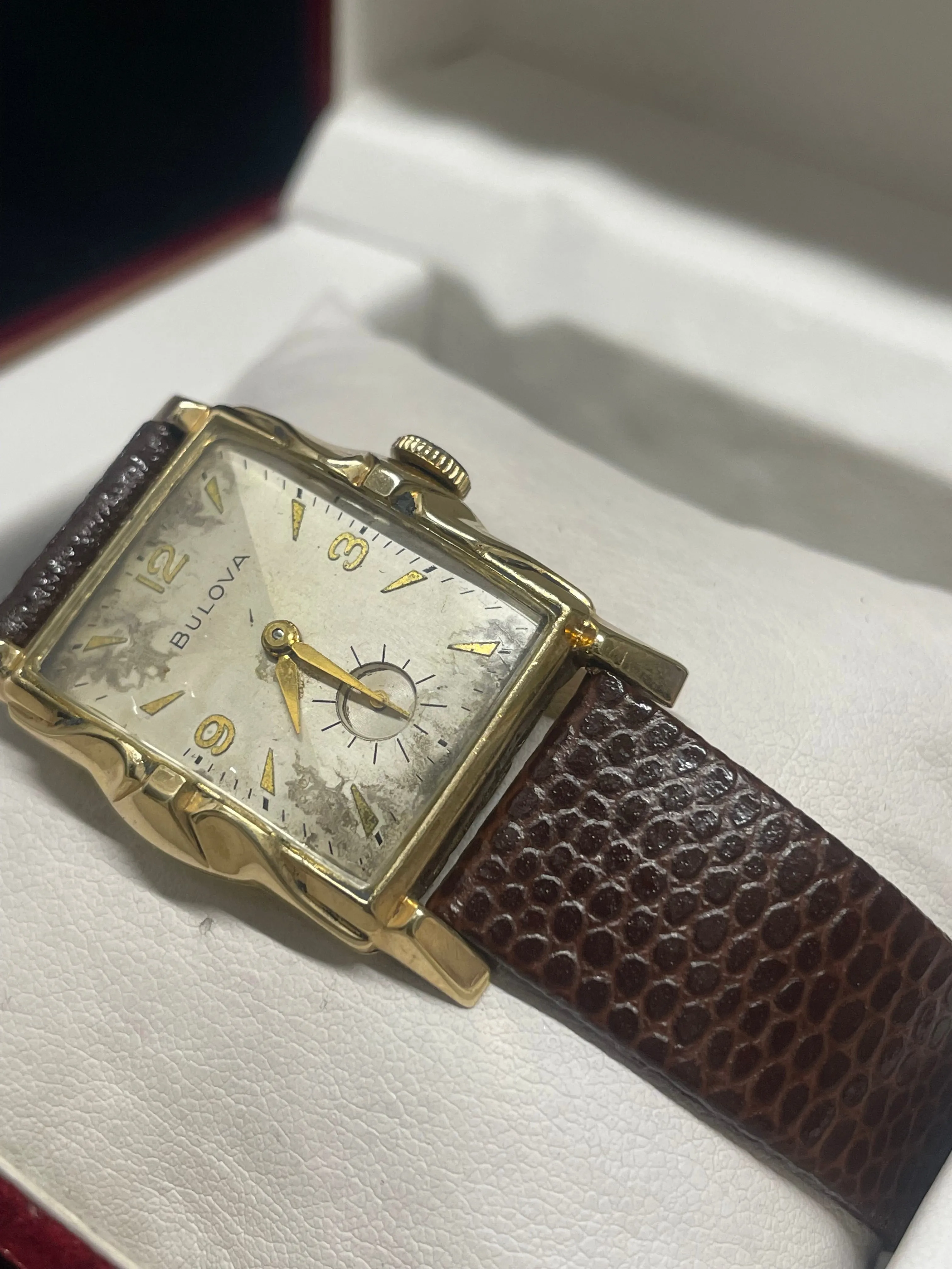 Bulova Vintage 1940s, 14K Yellow Gold, Unique Men’s Watch - $8K APR w/ COA!