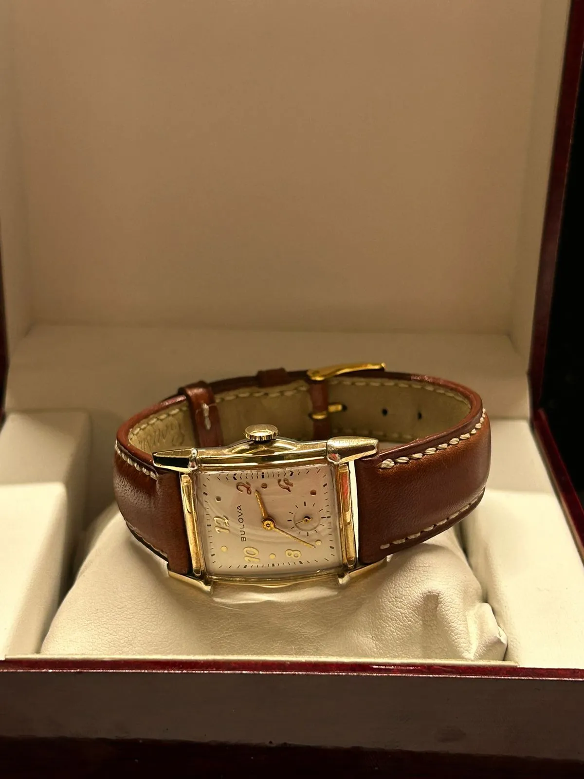 Bulova Vintage 1940s, Gold-Tone, Cream Dial, Men's Wristwatch - $6K APR w/ COA!!