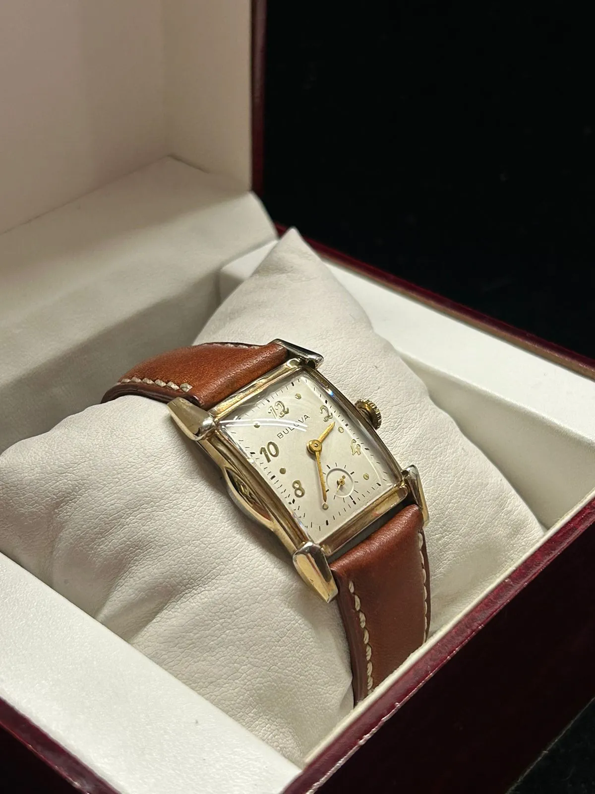 Bulova Vintage 1940s, Gold-Tone, Cream Dial, Men's Wristwatch - $6K APR w/ COA!!