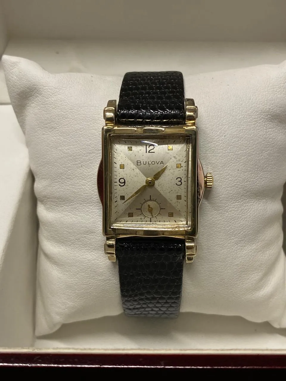 BULOVA Vintage 1940's Men's Wristwatch Unique Elegant Design - $5K APR w/COA!