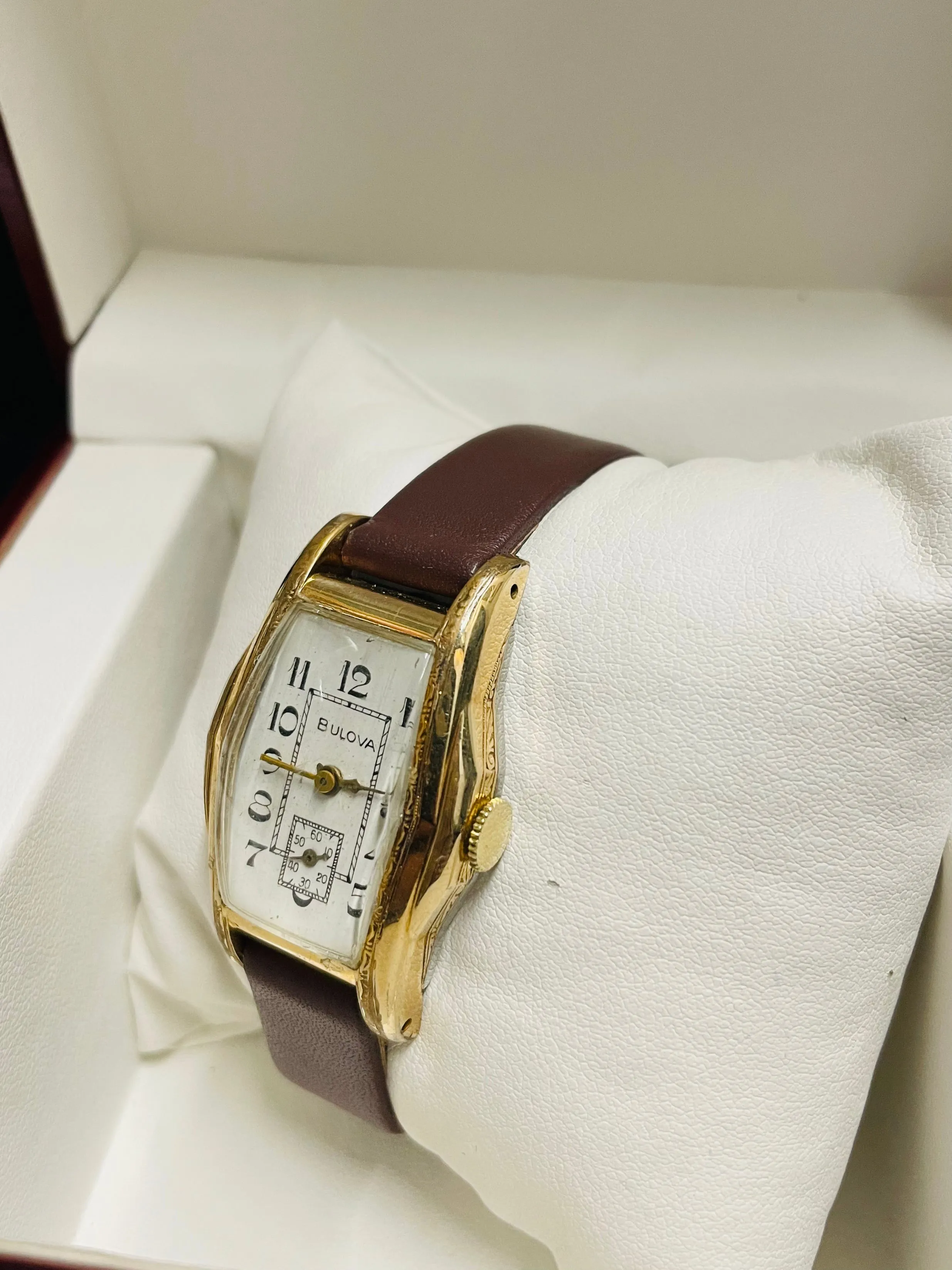 BULOVA VINTAGE 1940'S RARE LADIES STAINLESS STEEL (GT) WATCH - $6K APR w/ COA!