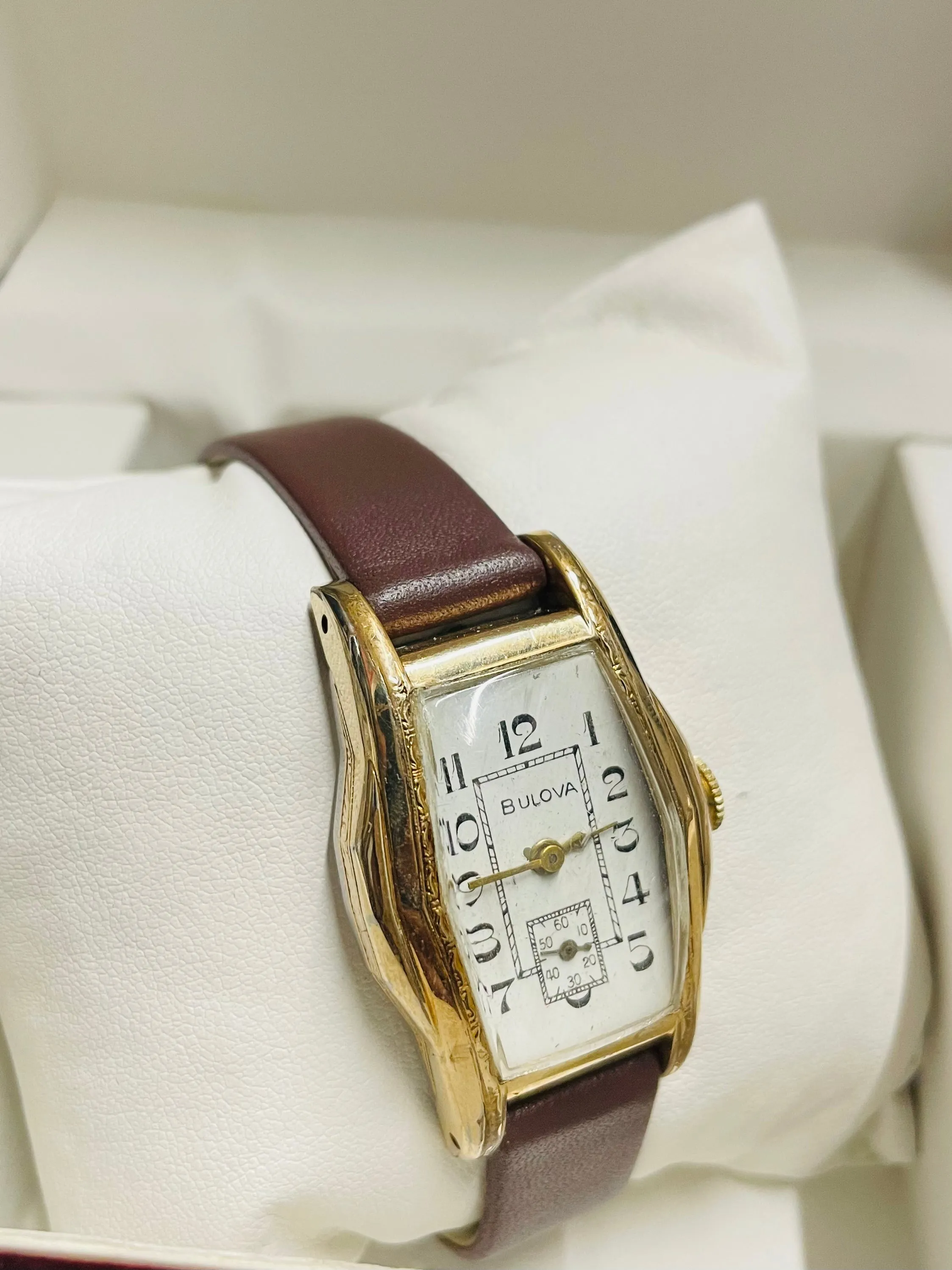 BULOVA VINTAGE 1940'S RARE LADIES STAINLESS STEEL (GT) WATCH - $6K APR w/ COA!