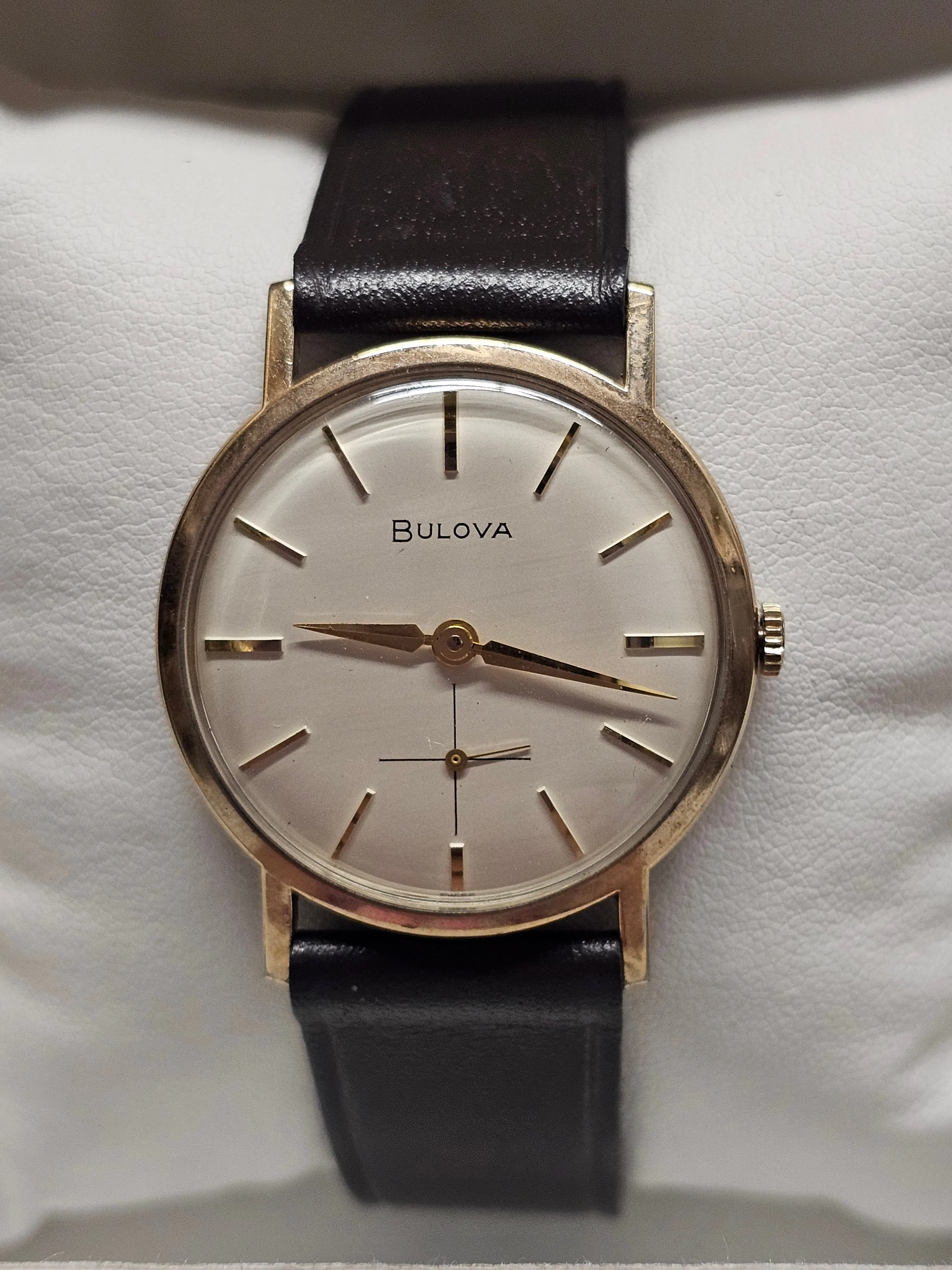BULOVA, Vintage 1950s, 10K RGP Bezel & Steel Back, Men's Watch - $5K APR w/ COA!