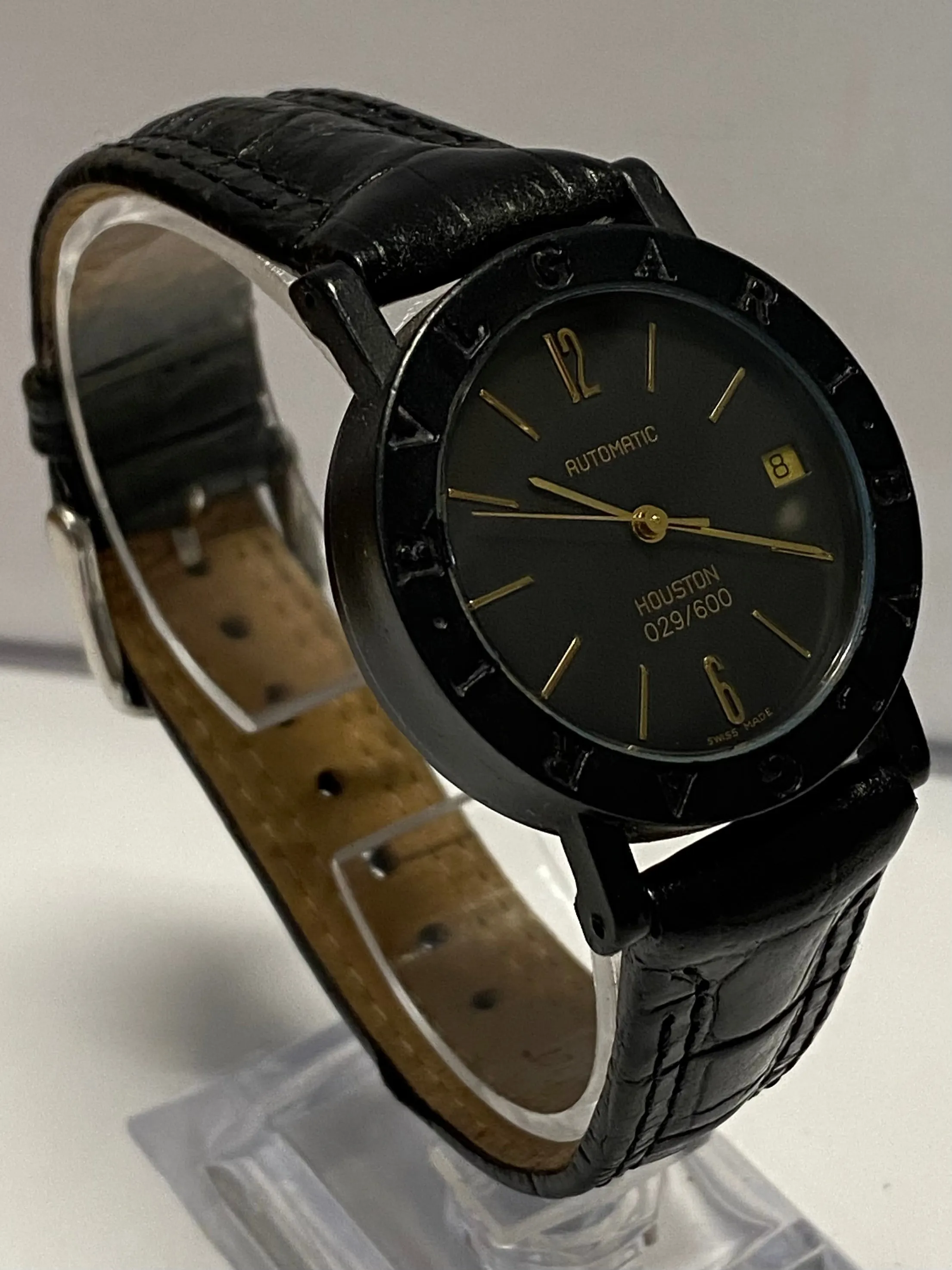 BVLGARI Houston Limited Edition  29 of 600 Black Plastic Watch- $10K APR w/ COA!