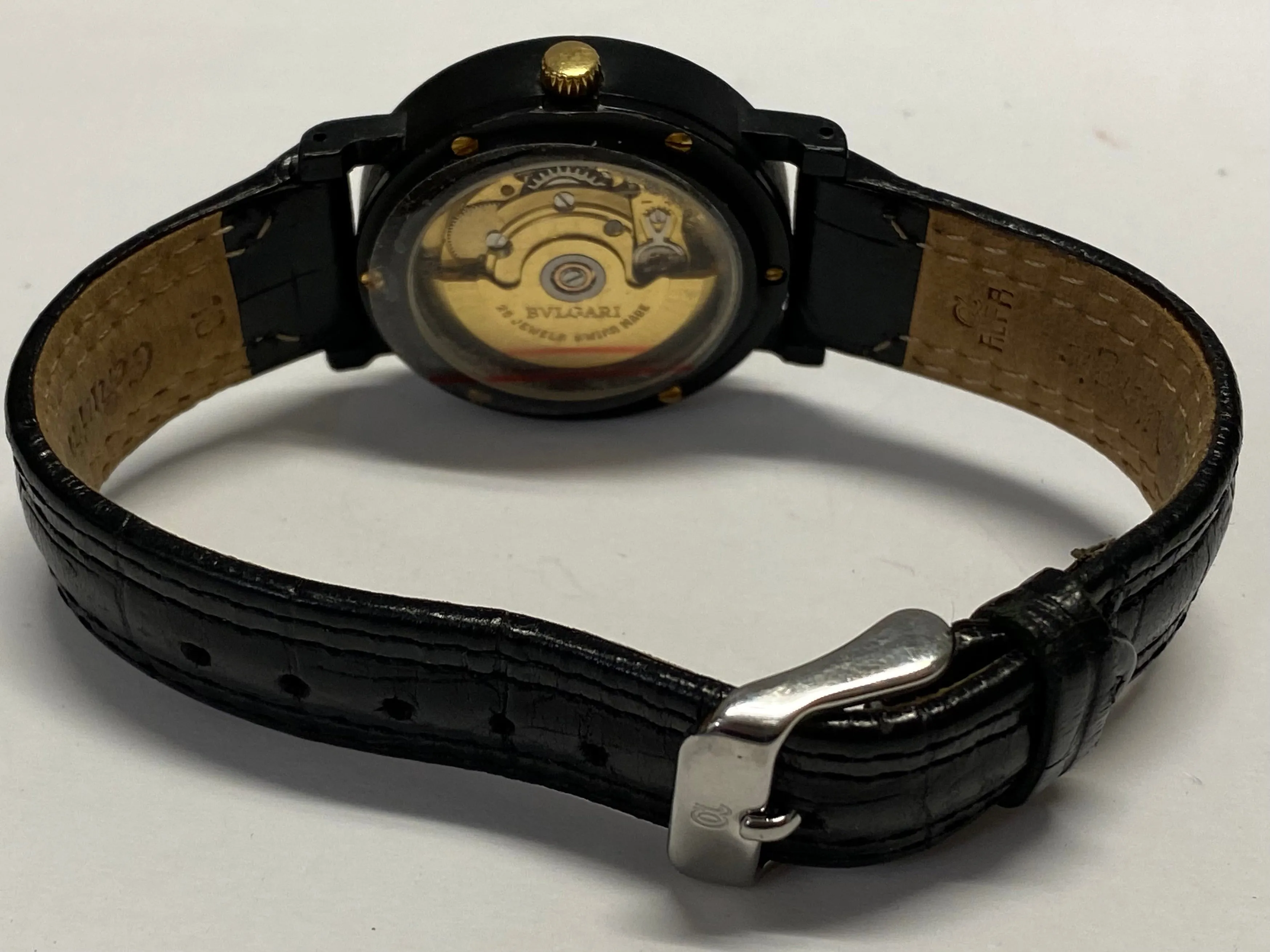 BVLGARI Houston Limited Edition  29 of 600 Black Plastic Watch- $10K APR w/ COA!