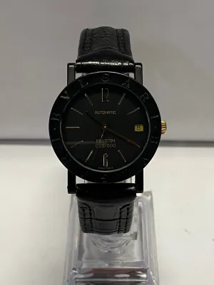 BVLGARI Houston Limited Edition  29 of 600 Black Plastic Watch- $10K APR w/ COA!