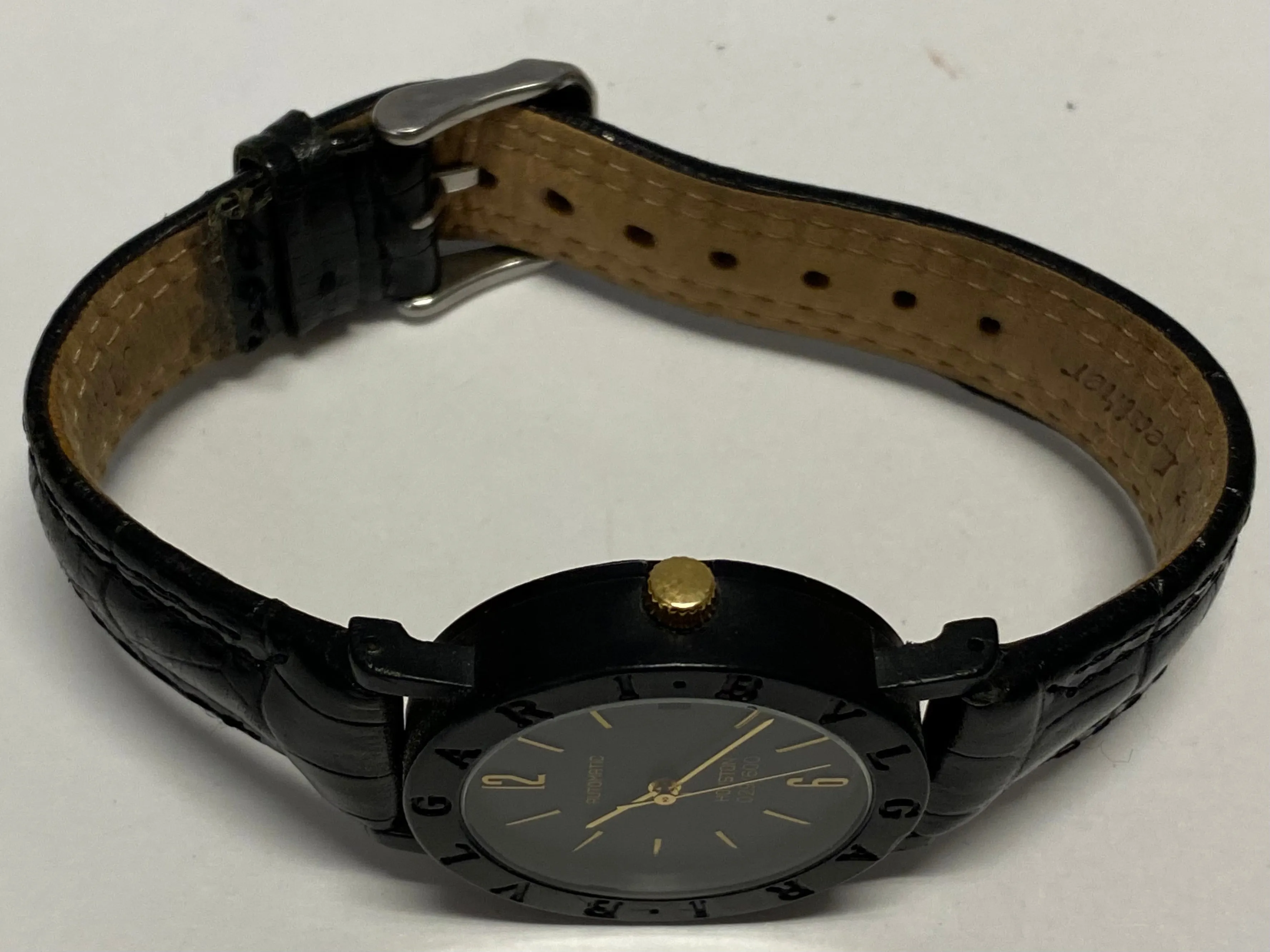 BVLGARI Houston Limited Edition  29 of 600 Black Plastic Watch- $10K APR w/ COA!