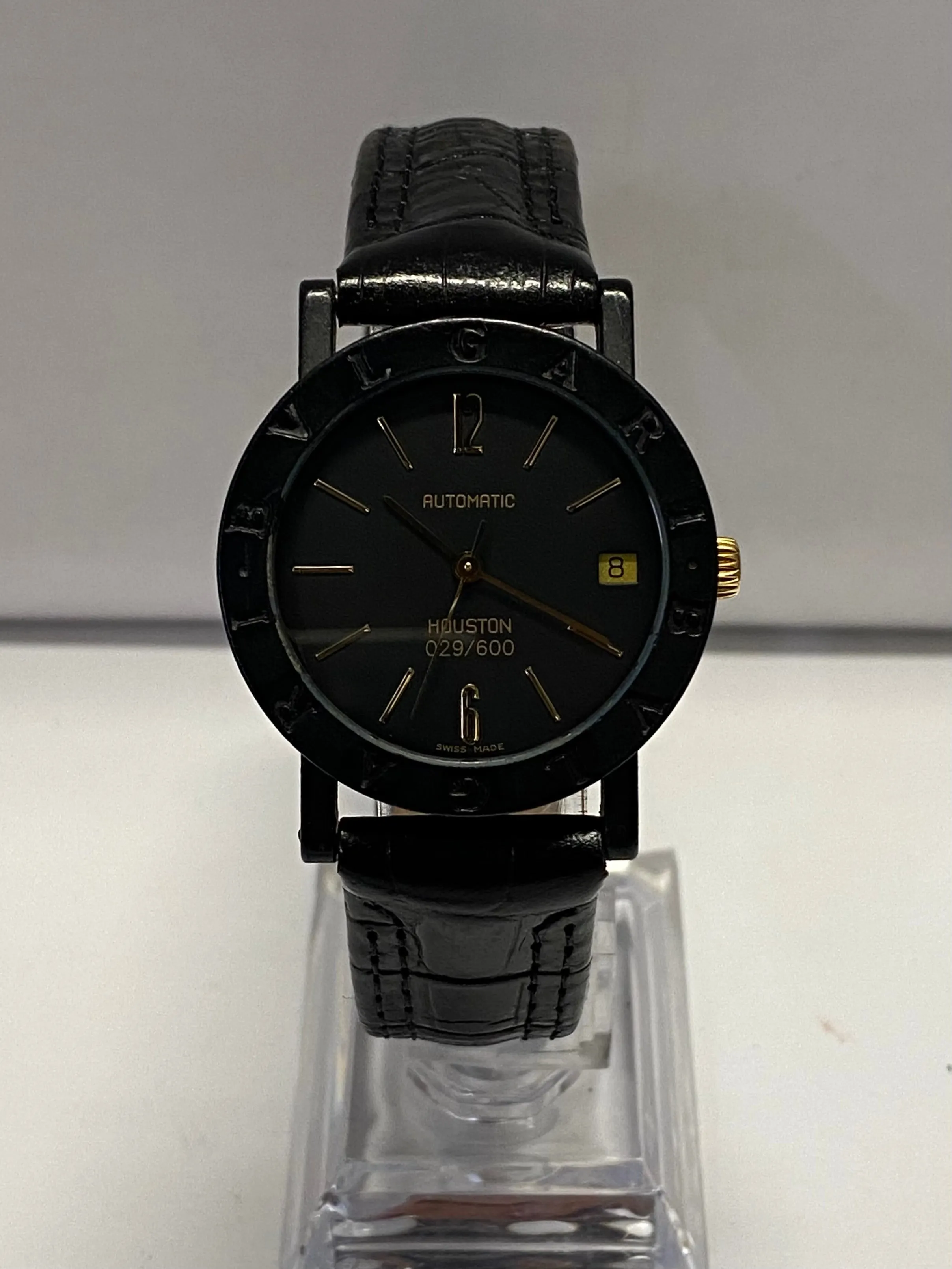 BVLGARI Houston Limited Edition  29 of 600 Black Plastic Watch- $10K APR w/ COA!