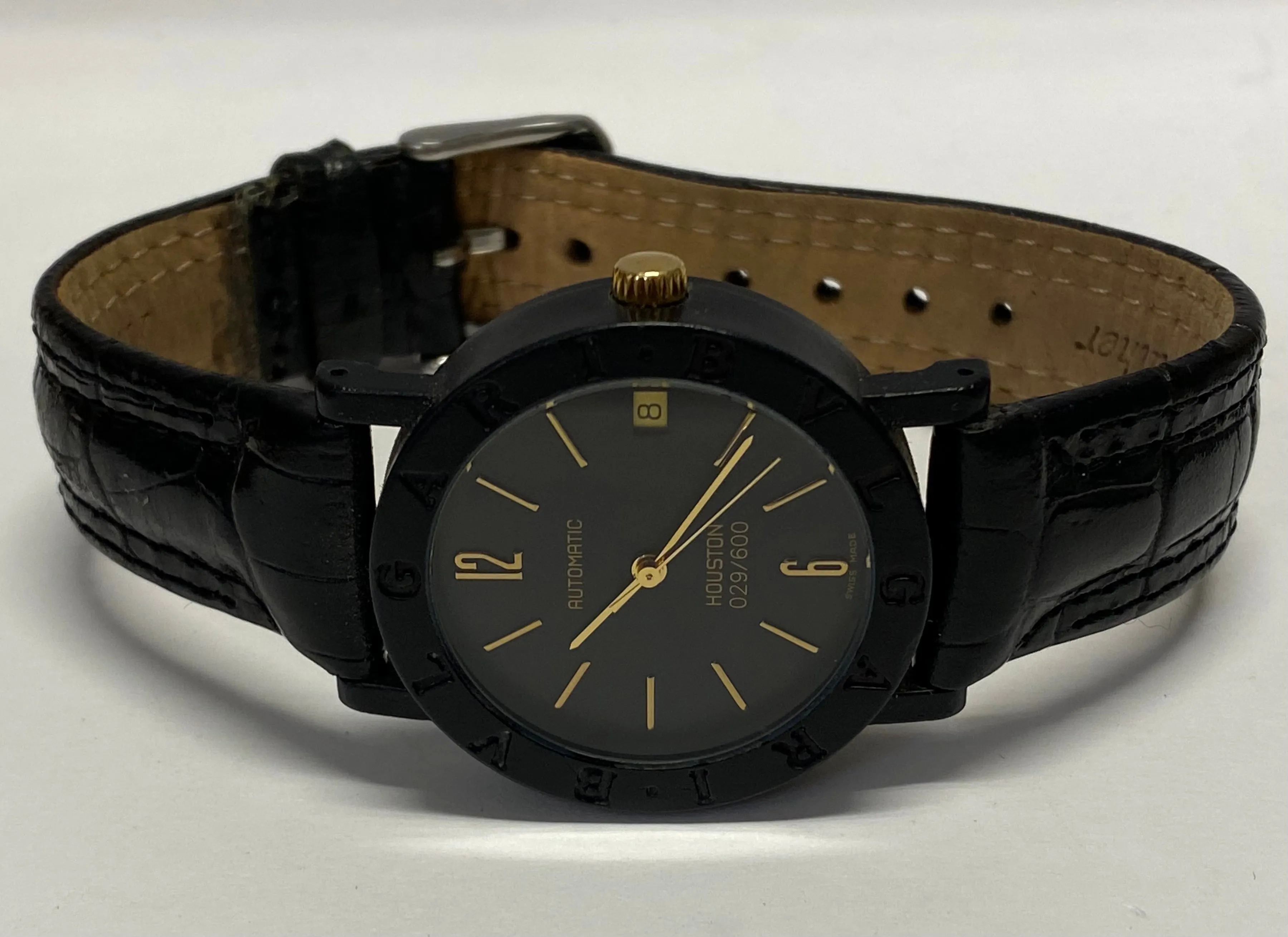 BVLGARI Houston Limited Edition  29 of 600 Black Plastic Watch- $10K APR w/ COA!