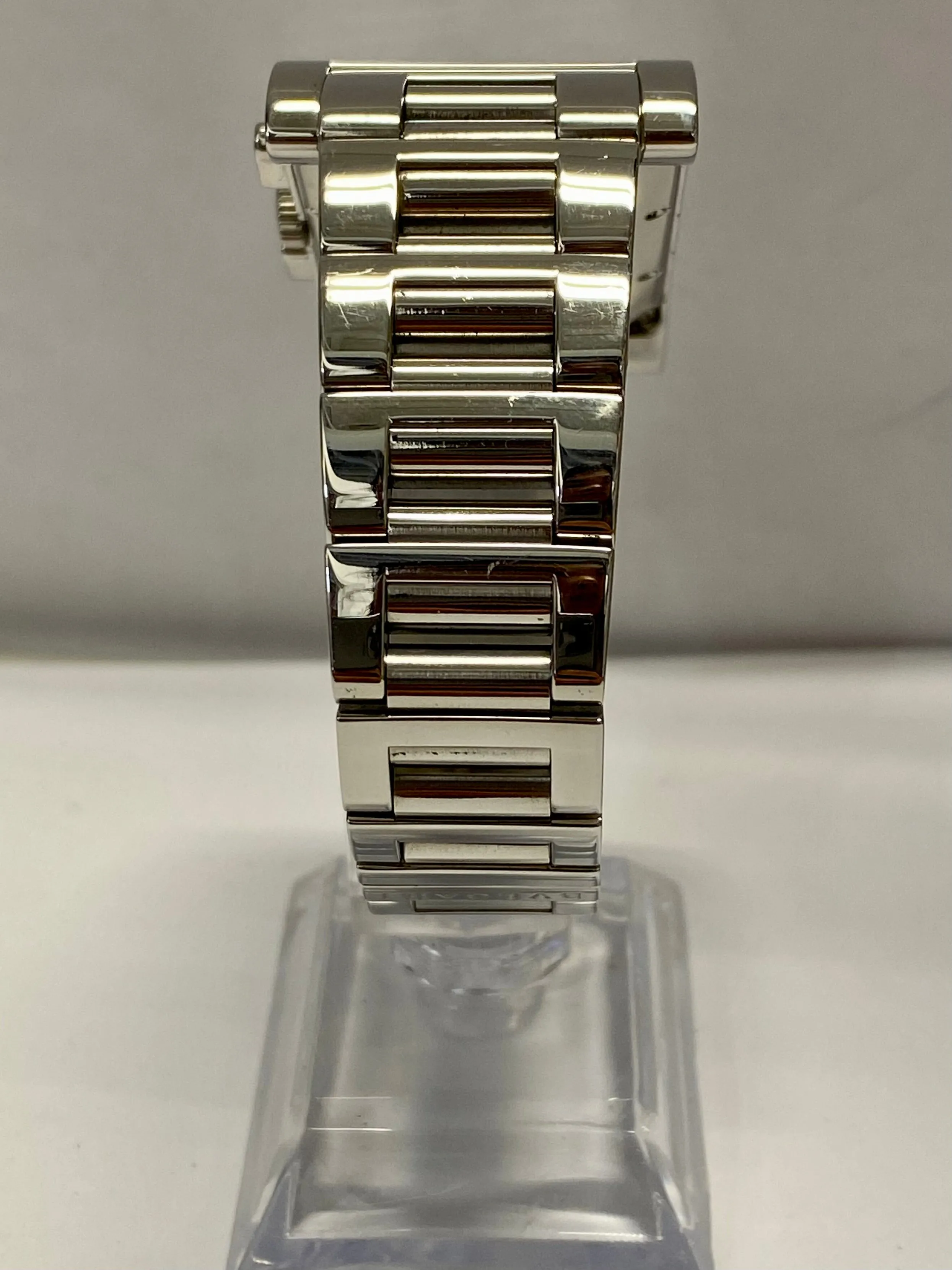 BVLGARI Rettangolo Chronograph Date SS Large Case Men's Watch - $8K APR w/ COA!!
