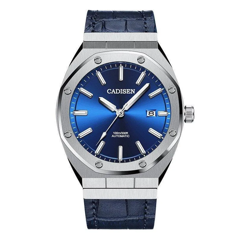CADISEN Model C8193M Men's Automatic Watch Mechanical NH35 Movement Waterproof Sapphire Glass Casual Business Watches
