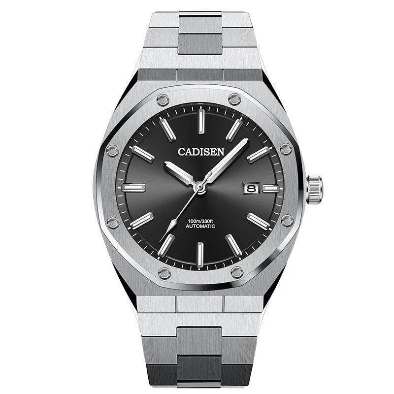 CADISEN Model C8193M Men's Automatic Watch Mechanical NH35 Movement Waterproof Sapphire Glass Casual Business Watches