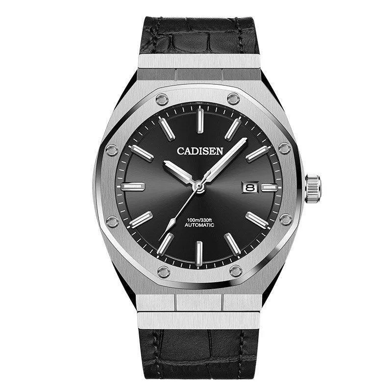 CADISEN Model C8193M Men's Automatic Watch Mechanical NH35 Movement Waterproof Sapphire Glass Casual Business Watches