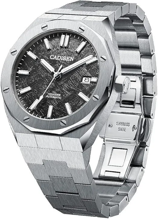 CADISEN Model C8193M Men's Automatic Watch Mechanical NH35 Movement Waterproof Sapphire Glass Casual Business Watches
