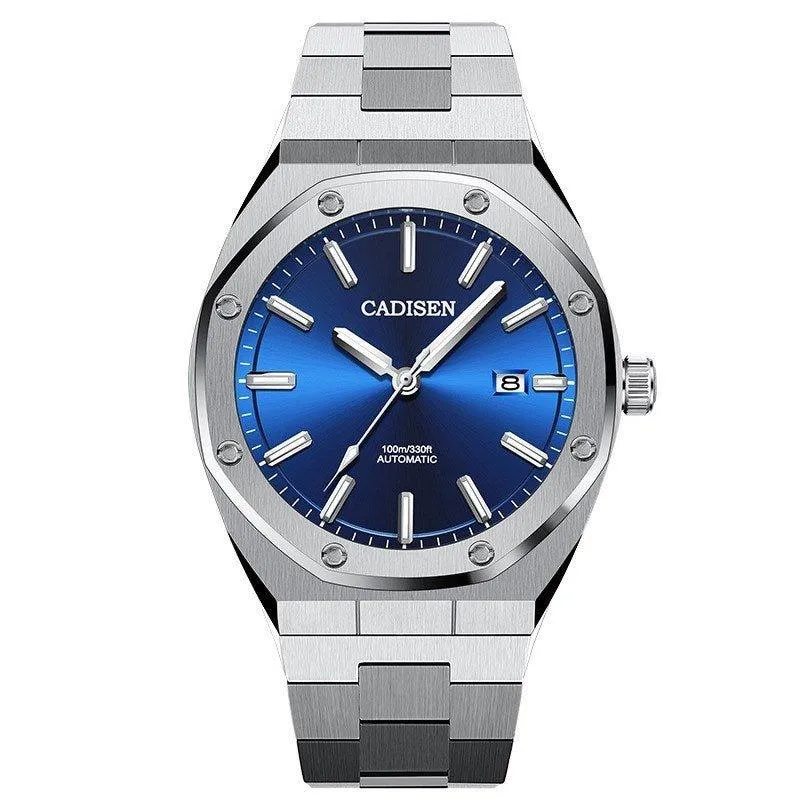 CADISEN Model C8193M Men's Automatic Watch Mechanical NH35 Movement Waterproof Sapphire Glass Casual Business Watches