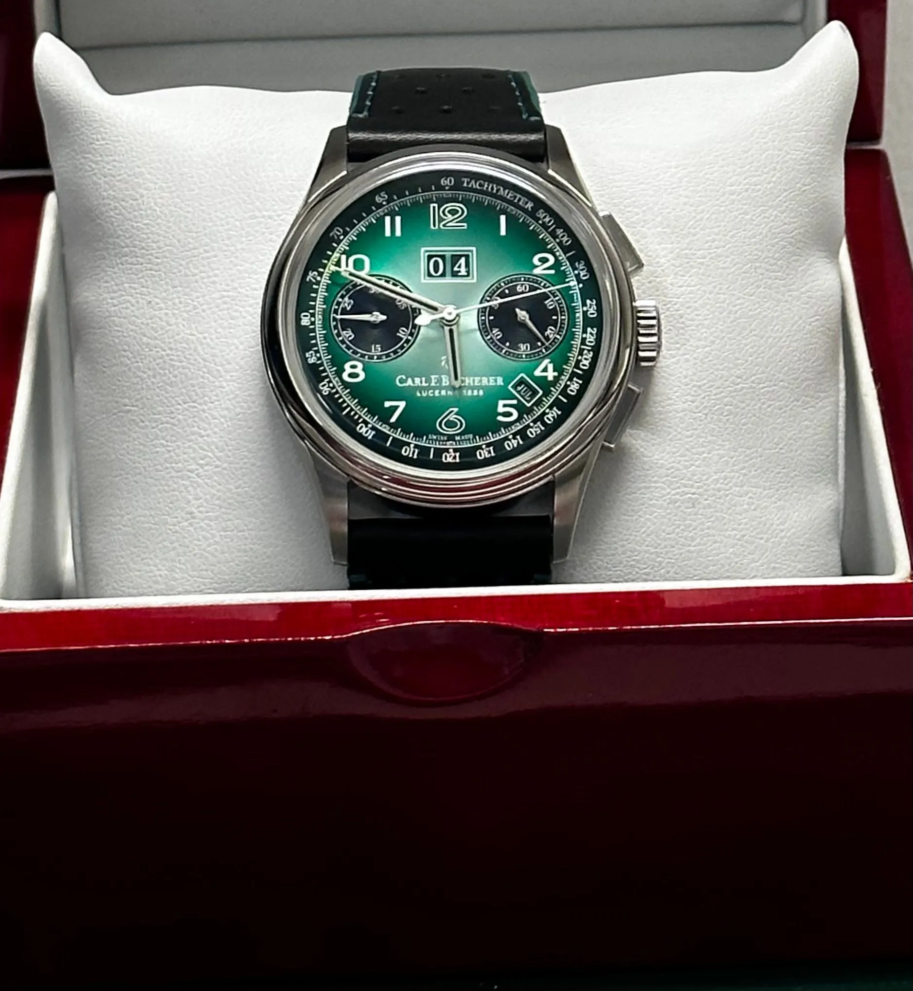 Carl F. Bucherer Stainless Steel Bicompax Automatic Wristwatch- $10K APR w/ COA!