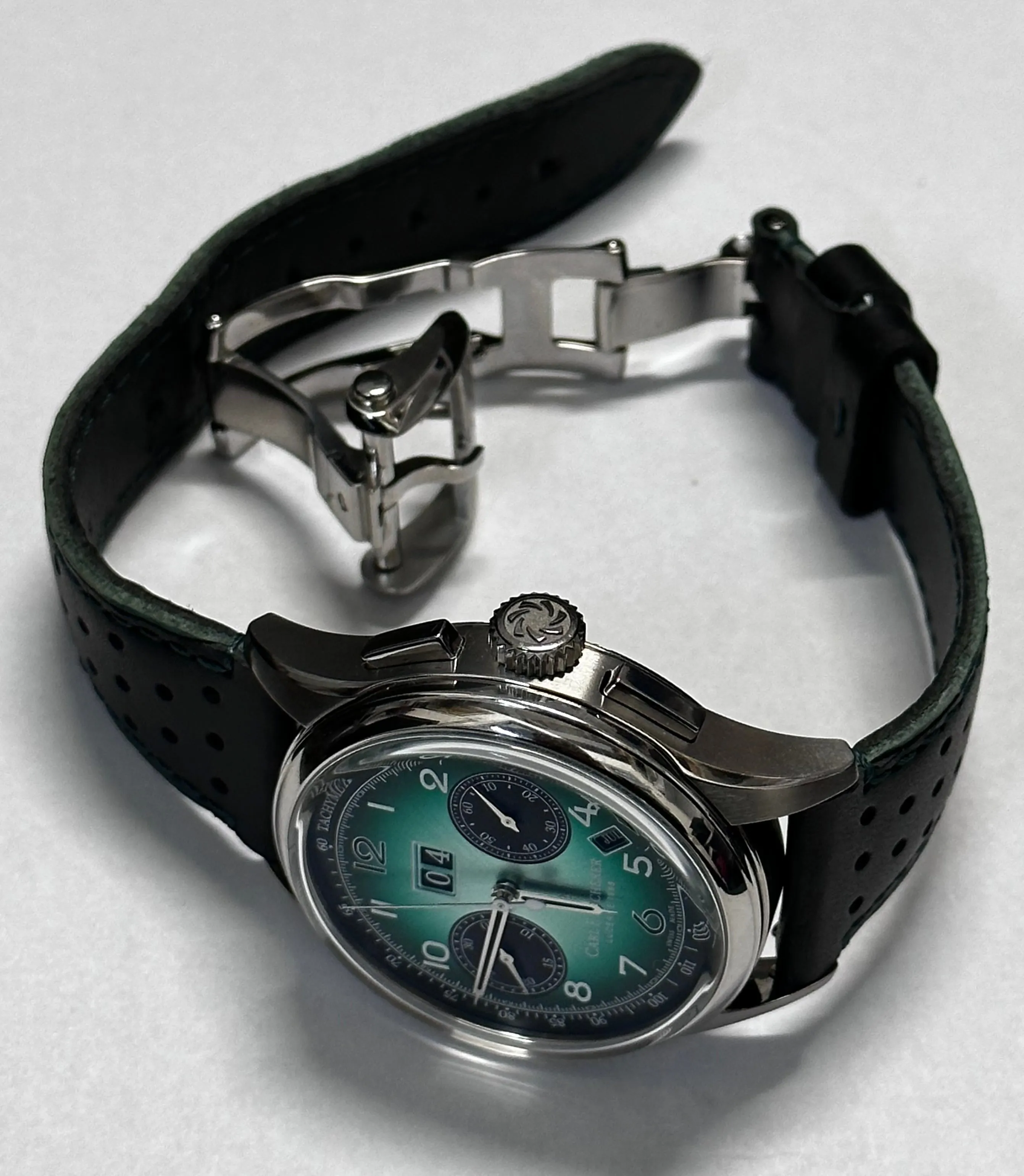 Carl F. Bucherer Stainless Steel Bicompax Automatic Wristwatch- $10K APR w/ COA!