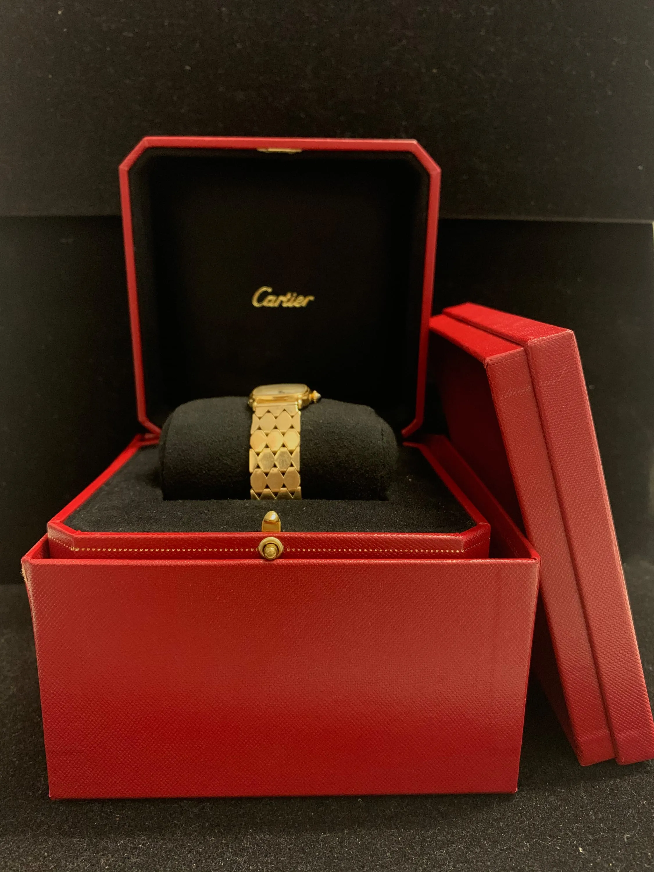 CARTIER 18K Yellow Gold Vintage c. 1940s Watch w/ Vintage Art Deco Dmnd Bracelet - $50K APR Value w/ CoA!