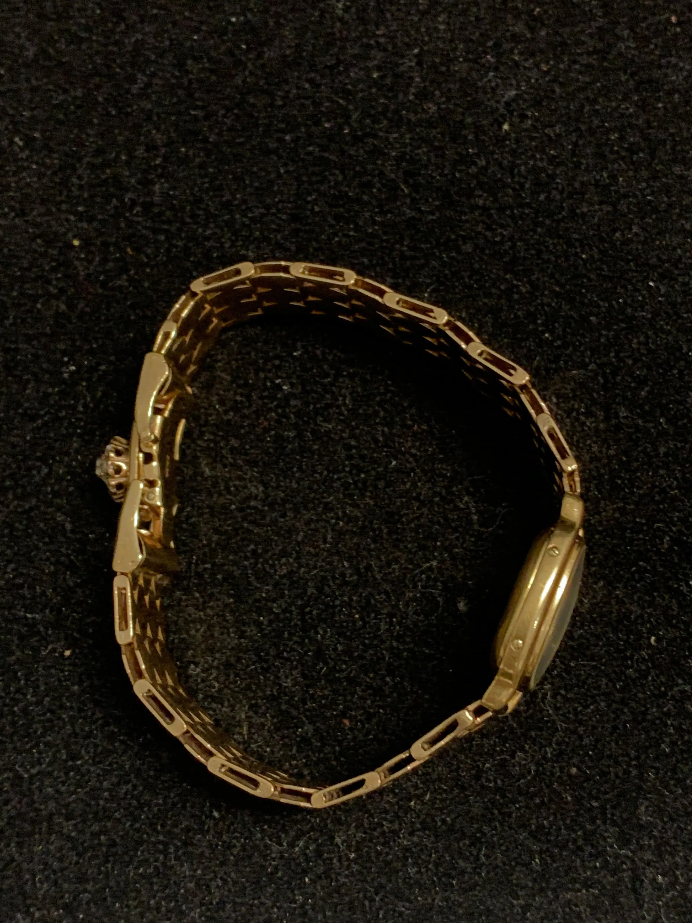 CARTIER 18K Yellow Gold Vintage c. 1940s Watch w/ Vintage Art Deco Dmnd Bracelet - $50K APR Value w/ CoA!