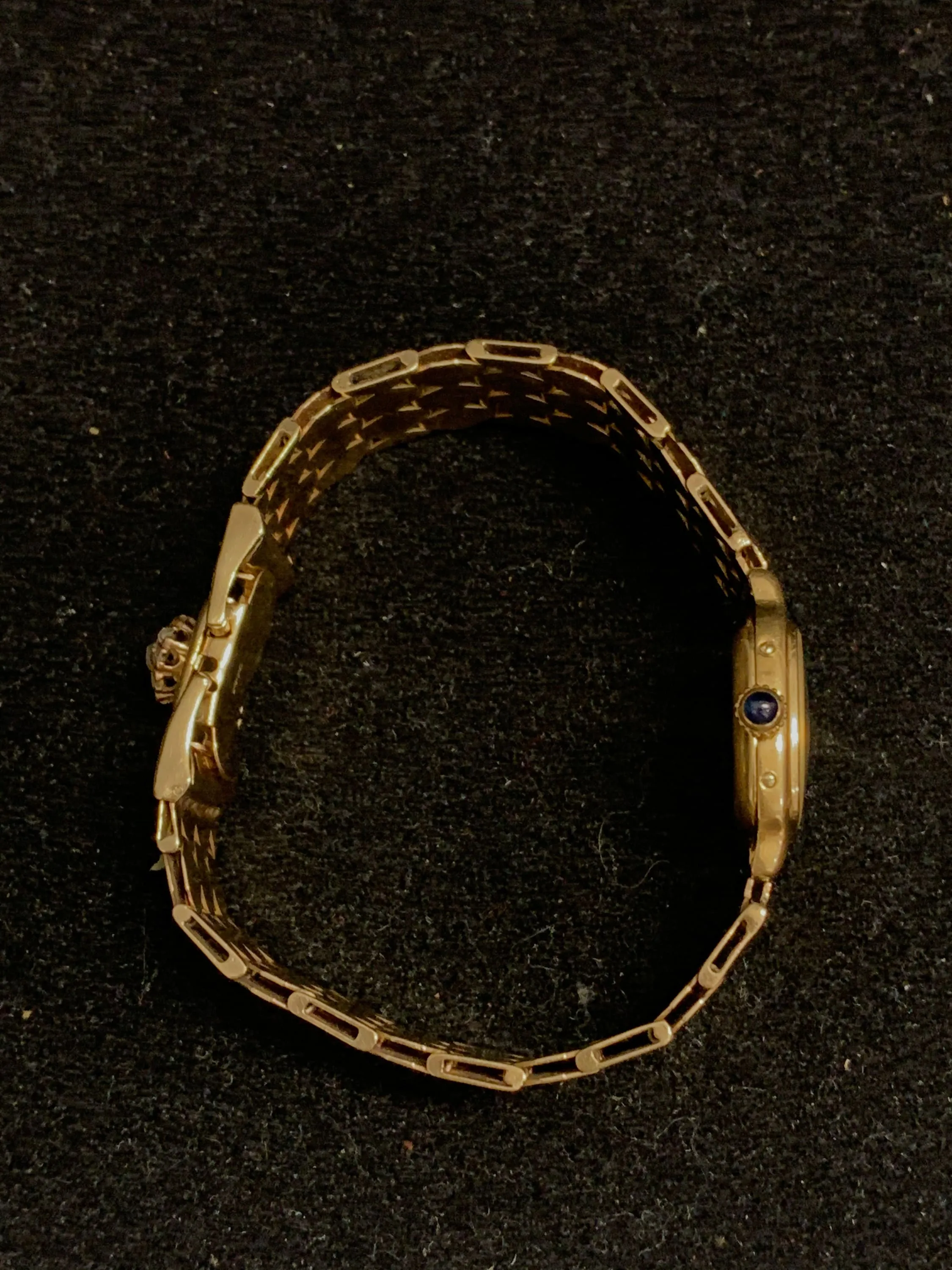 CARTIER 18K Yellow Gold Vintage c. 1940s Watch w/ Vintage Art Deco Dmnd Bracelet - $50K APR Value w/ CoA!