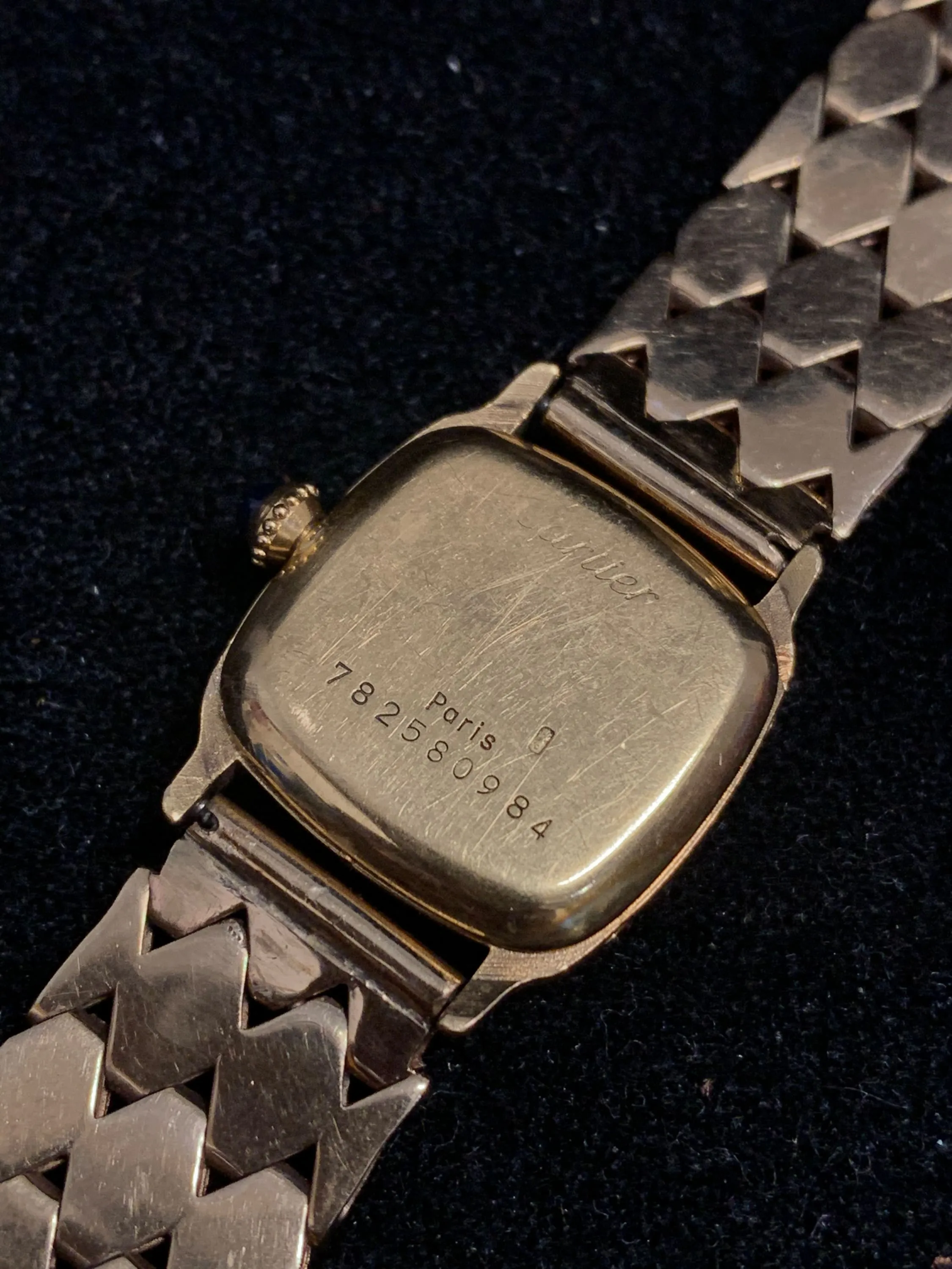 CARTIER 18K Yellow Gold Vintage c. 1940s Watch w/ Vintage Art Deco Dmnd Bracelet - $50K APR Value w/ CoA!