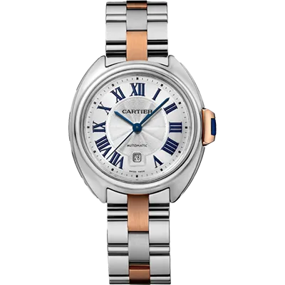 Cartier - Cle de Cartier 31mm - Stainless Steel and Rose Gold