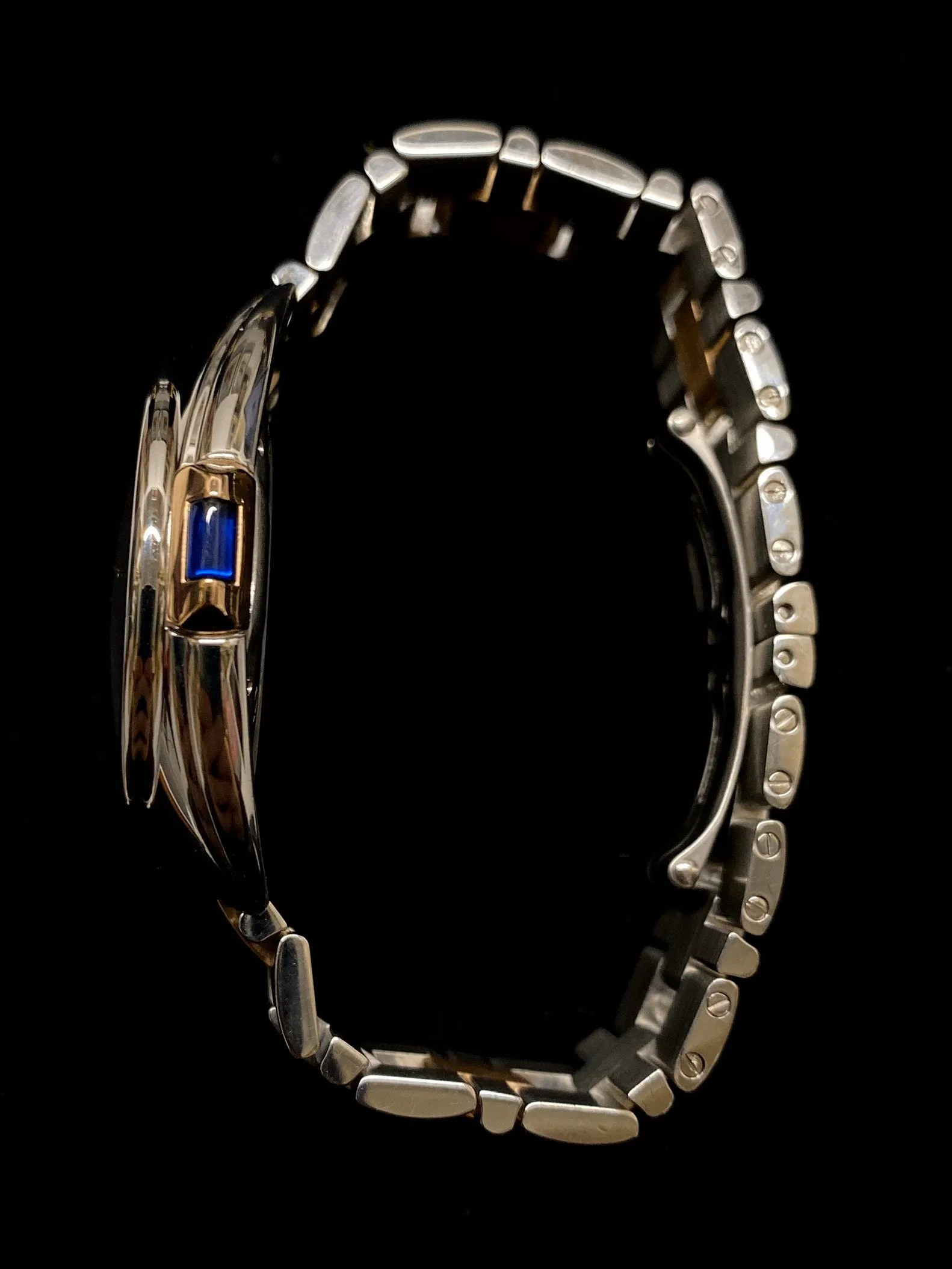 CARTIER Cle De Cartier Two-Tone Stainless Steel & 18K Rose Gold w/ Exhibition Back - $10K Appraisal Value! ✓