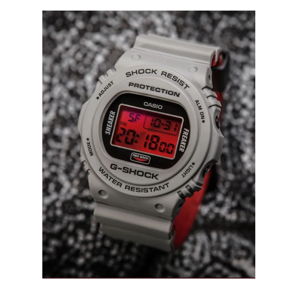 Casio G-Shock Redback Sneaker Freaker Watch DW5700SF-1D
