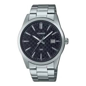 Casio Men's Analog Stainless Steel Band Watch MTPVD03D-1A MTP-VD03D-1A