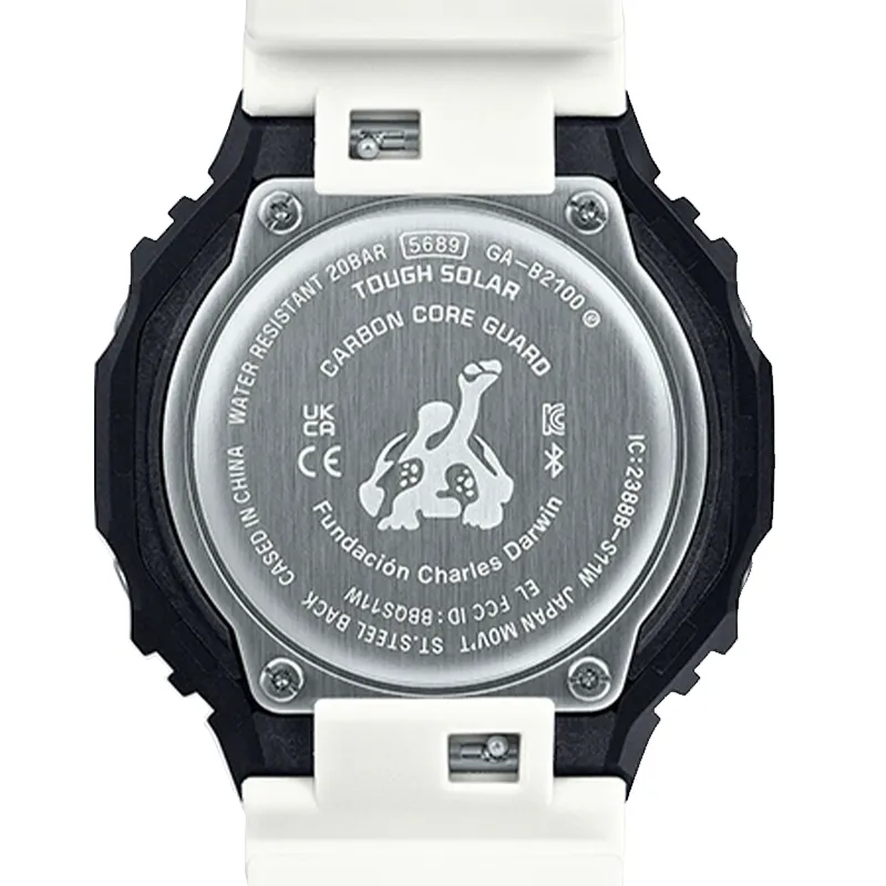Casio x Charles Darwin Foundation 2100 Series Watch in White xld