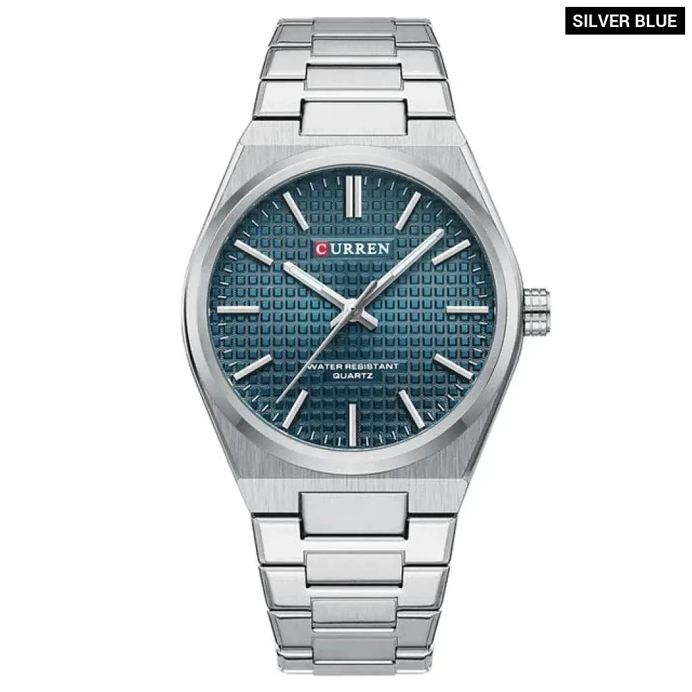 Casual Minimalista Quartz Men's Watches Fashion Business Stainless Steel Band Wristwatches Male Clock