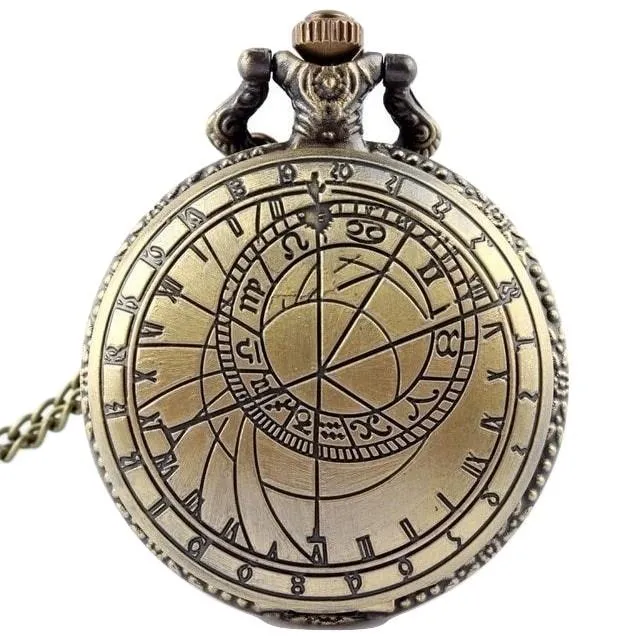 Celestial Quartz Pocket Watch
