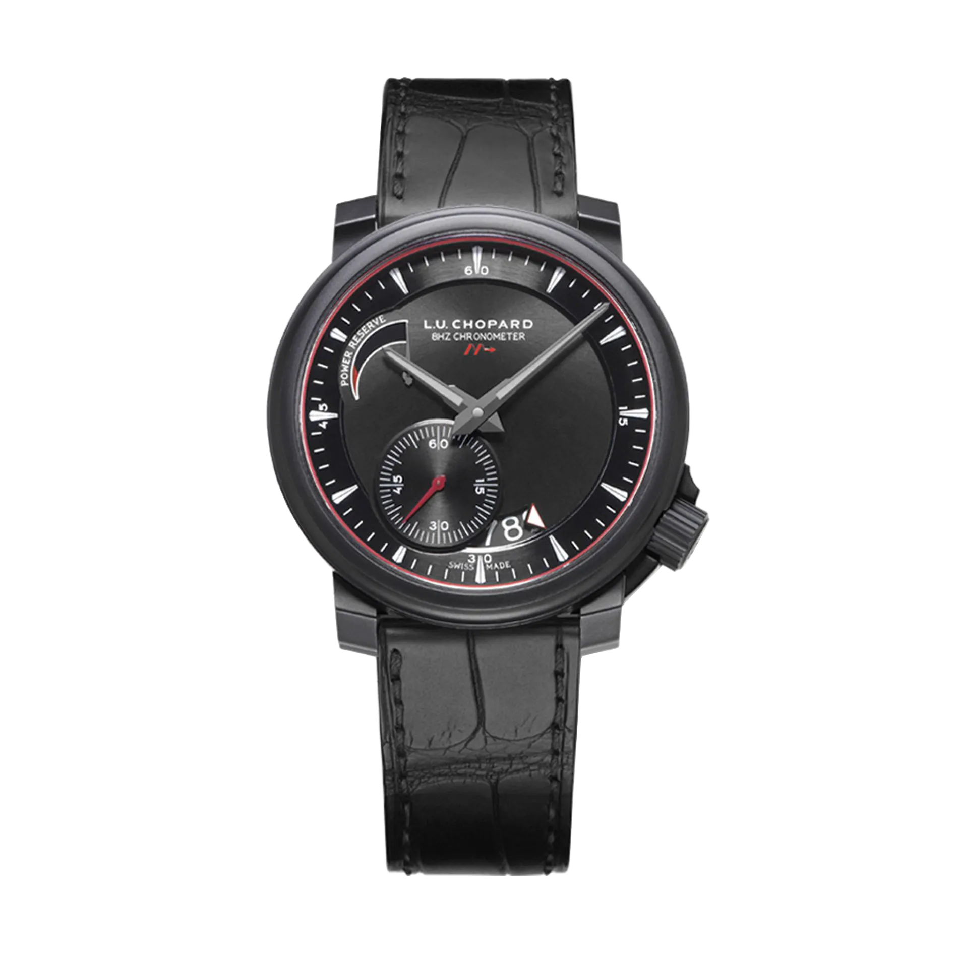 CHOPARD L.U.C 8hf Power Control Titanium And Ceramic Mens Watch 168575-9001