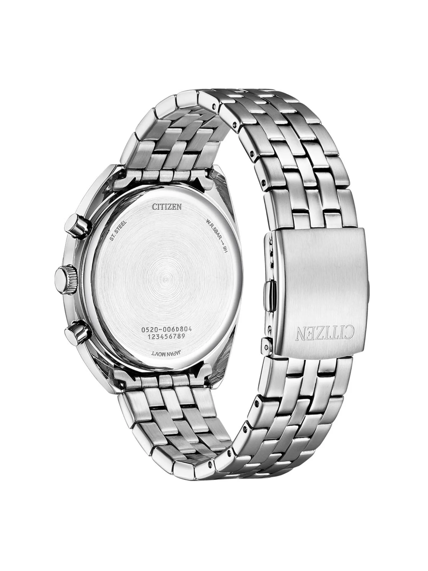 Citizen Non Eco Drive 42 mm Size Black Dial Men Chronograph Watch - AN8210-56E