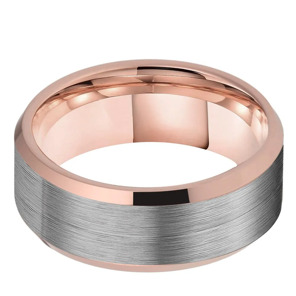 Classic Tungsten Ring | High Quality Metal Brushed | 20mm Length | 22mm Width | 14g Weight