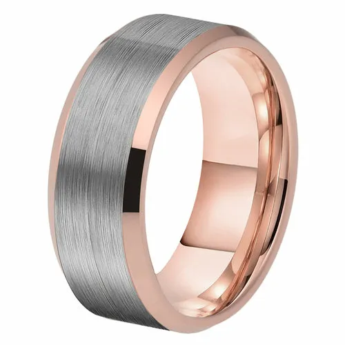 Classic Tungsten Ring | High Quality Metal Brushed | 20mm Length | 22mm Width | 14g Weight