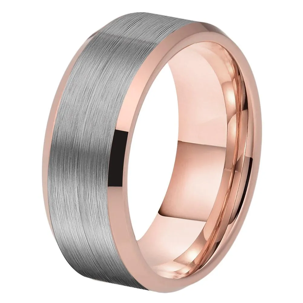 Classic Tungsten Ring | High Quality Metal Brushed | 20mm Length | 22mm Width | 14g Weight
