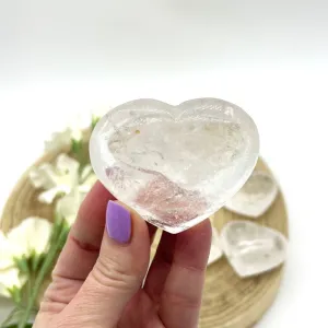 Clear Quartz Heart