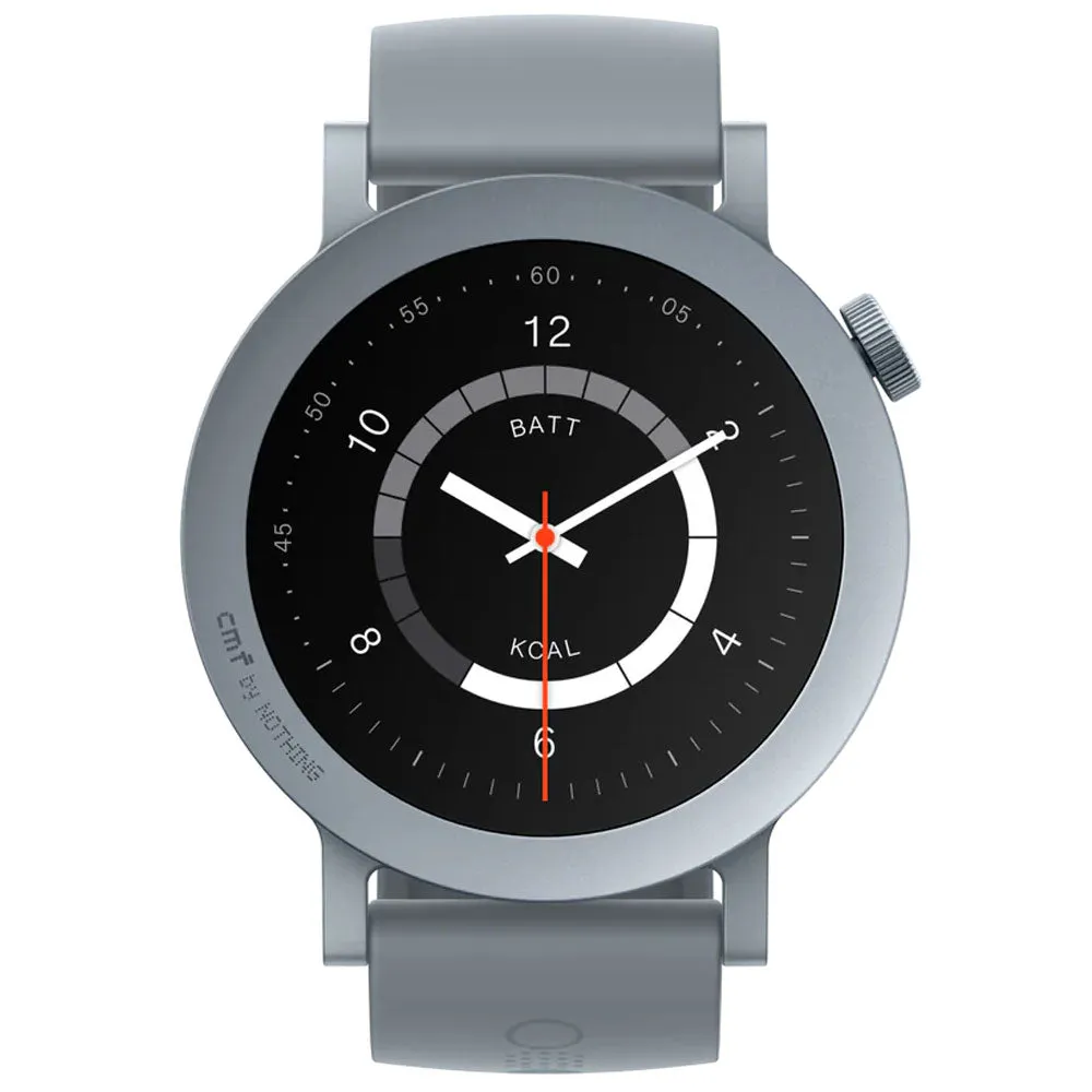 CMF Watch Pro 2 D398 Smart Watch (45mm - GPS) Ash Gray Metal Case With Ash Gray Silicon Strap