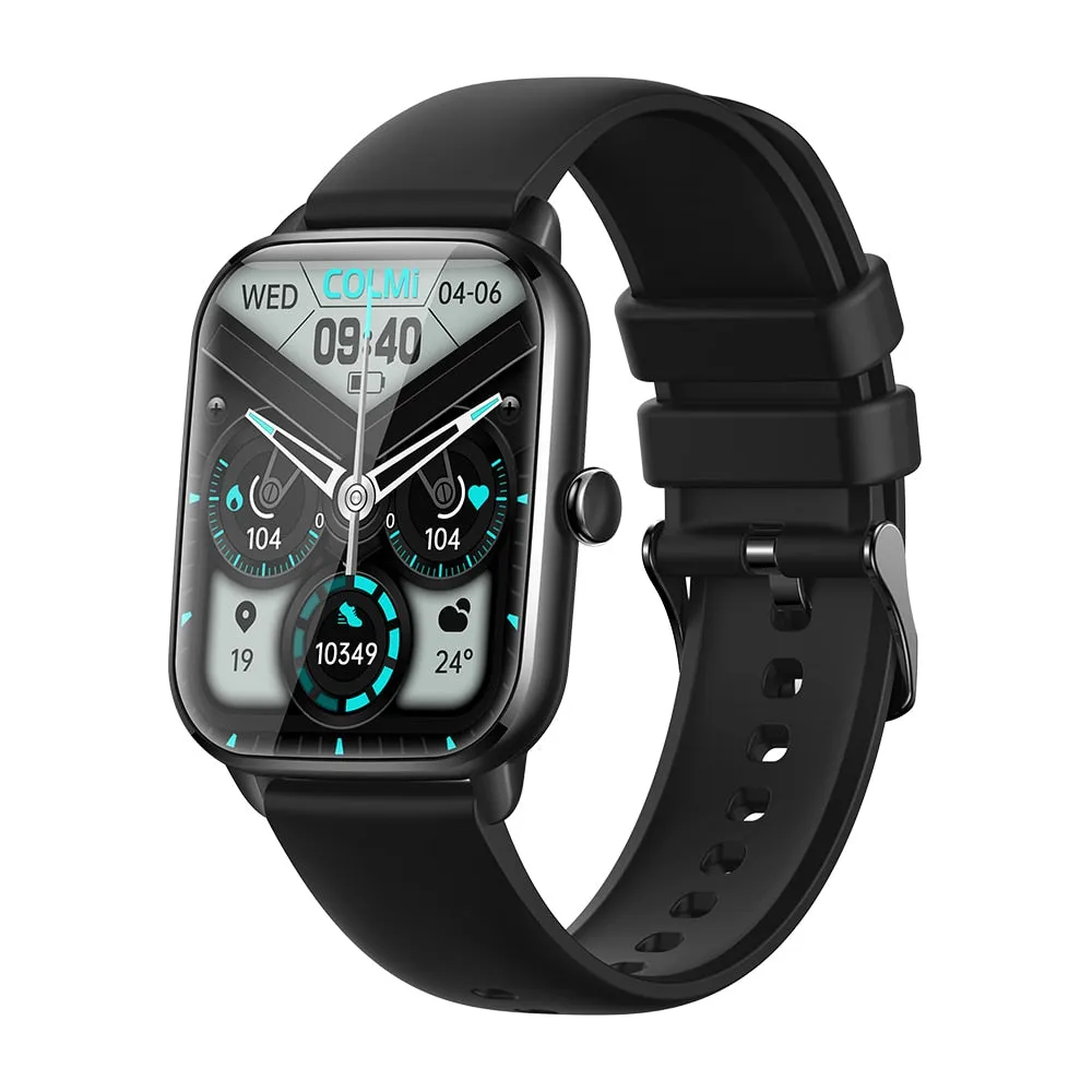 COLMI C61 Smartwatch 1.9 inch Full Screen Bluetooth Calling Heart Rate Sleep Monitor 100  Sport Models Smart Watch For Men Women