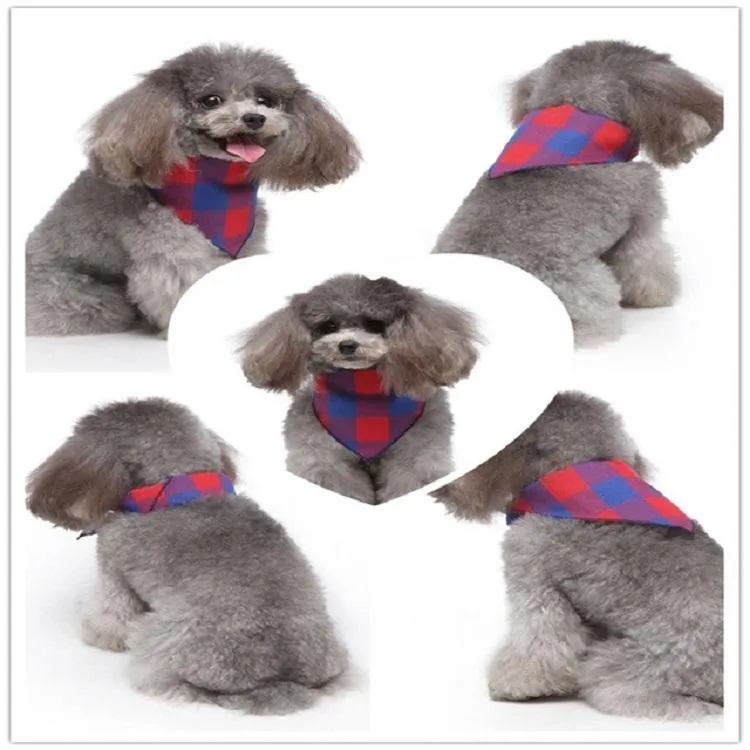 Cotton Cartoon Print Pet Saliva Towel - Size S 58X41X41Cm
