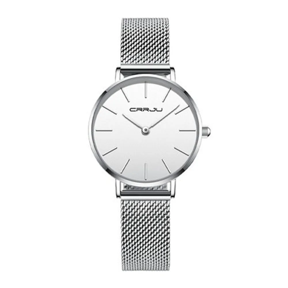 Crrju- 2185 New Times Men Watch in Steel Simple Dial Quartz Analog Watches in Shenzhen