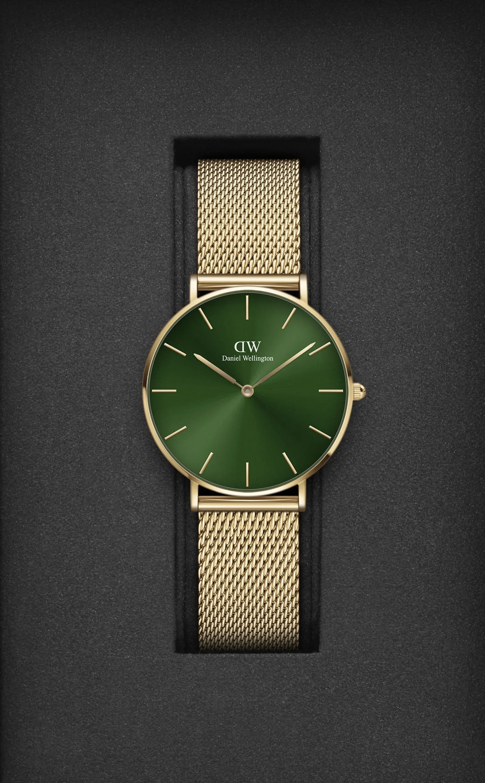 Daniel Wellington Green Dial Unisex Analogue Watch - DW00100481